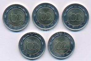 2022. 100Ft "Pénzmúzeum" (5x) T:UNC,AU