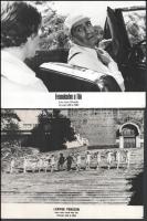 cca 1989 előtt készült filmek egy-egy jelenete Louis Funes főszereplésével, 5 db vintage produkciós filmfotó (vitrinfotó, lobbyfotó) ezüst zselatinos fotópapíron, a használatból eredő (esetleges) kisebb hibákkal, 18x24 cm