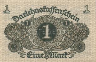 Német Birodalom / Weimari Köztársaság 1920. 1M (3x) egymás utáni sorszámokkal T:I