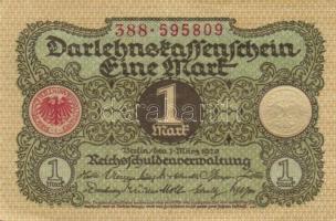 Német Birodalom / Weimari Köztársaság 1920. 1M (3x) egymás utáni sorszámokkal T:I