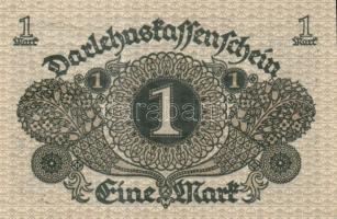 Német Birodalom / Weimari Köztársaság 1920. 1M (3x) egymás utáni sorszámokkal T:I