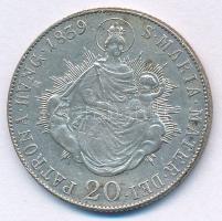 1839B 20kr Ag "V. Ferdinánd" T:XF kis patina, kis ph.
Huszár: 2081., Unger III.: 1419