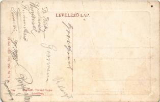 Dunapataj, Kossuth tér és szobor. W.L. Bp. 4925. 1910-13. Freund Lajos kiadása (fa)