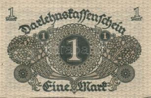 Német Birodalom / Weimari Köztársaság 1920. 1M (3x) egymás utáni sorszámokkal T:I,I-