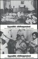 cca 1989 előtt készült, ,,Egymillió zöldhagymával" című román film jelenetei és szereplői, 8 db...