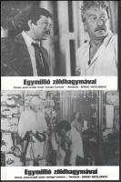 cca 1989 előtt készült, ,,Egymillió zöldhagymával" című román film jelenetei és szereplői, 8 db...