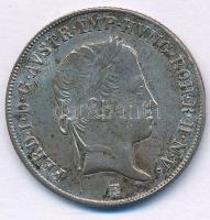 1846E 20kr Ag "V. Ferdinánd" T:AU,XF patina  Hungary 1846E 20 Kreuzer Ag "Ferdinand V" C:AU,XF patina  Huszár: 2084., Unger III.: 1421.b