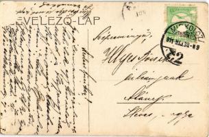 1911 Miskolc, Új református templom. Montázs (Rb)