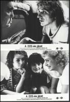 cca 1989 előtt készült, ,,A 222-es járat" című szovjet film jelenetei és szereplői, 8 db vintag...