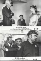 cca 1989 előtt készült, ,,A 222-es járat" című szovjet film jelenetei és szereplői, 8 db vintag...