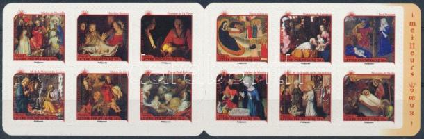 Chrismas, paintings stamp booklet, Karácsony, festmények bélyegfüzet