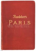 Baedeker, Karl: Paris nebst einigen Routen durch das nördliche Frankreich. Handbuch für Reisende von - - . Leipzig, 1905, Karl Baedeker. Számos térképpel illusztrálva. Német nyelven. Kiadói aranyozott egészvászon-kötés, kissé sérült borítóval, néhány térkép kissé sérült.