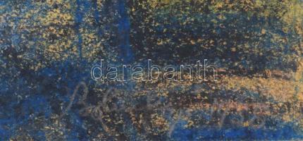 Bolmányi Ferenc (1904-1990): Gyertyafénynél, 1938. Pasztell, papír, jelezve jobbra lent. Kartonra ka...