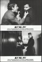 cca 1989 előtt készült, ,,Kung fu" című lengyel film jelenetei és szereplői, 8 db vintage produ...