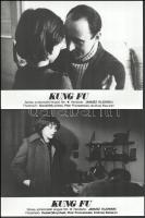 cca 1989 előtt készült, ,,Kung fu" című lengyel film jelenetei és szereplői, 8 db vintage produ...