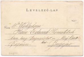 1907 Nagymányok, Bánya csoport lakások és gépház, bánya, irodák és javítóműhelyek. Art Nouveau flora...