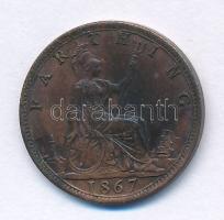 Nagy-Britannia 1867. 1 Farthing bronz "Viktória" T:XF patina
Great Britain 1867. 1 Farthi...