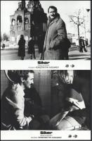 cca 1989 előtt készült, ,,Siker" című szovjet film jelenetei és szereplői, 6 db vintage produkciós filmfotó (vitrinfotó, lobbyfotó) ezüst zselatinos fotópapíron, a használatból eredő (esetleges) kisebb hibákkal, 18x24 cm