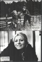 cca 1989 előtt készült, ,,Közjáték" című lengyel film jelenetei és szereplői, 10 db vintage pro...