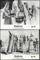 cca 1989 előtt készült, ,,Kövek ura" című szovjet film jelenetei és szereplői, 6 db vintage produkciós filmfotó (vitrinfotó, lobbyfotó) ezüst zselatinos fotópapíron, a használatból eredő (esetleges) kisebb hibákkal, 18x24 cm