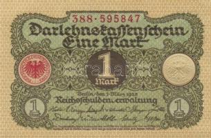 Német Birodalom / Weimari Köztársaság 1920. 1M (5x) egymás utáni sorszámokkal T:I,I-