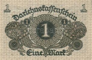 Német Birodalom / Weimari Köztársaság 1920. 1M (5x) egymás utáni sorszámokkal T:I,I-