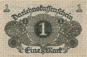 Német Birodalom / Weimari Köztársaság 1920. 1M (5x) egymás utáni sorszámokkal T:I,I-