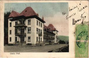 1905 Slanic-Moldova, Baile Slanic, Szlanikfürdő (Bacau); Otelul Puff / hotel (wet corner)