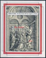 1993 Karácsony, Dürer festmények és metszetek blokk 213