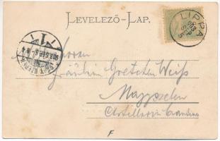 1903 Máriaradna, Radna (Lippa, Lipova); Kegytemplom. Konstántin Sándor kiadása / church (fl)