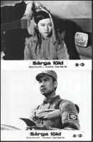 cca 1989 előtt készült, ,,Sárga föld" című kínai film jelenetei és szereplői, 9 db vintage prod...