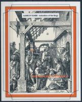 1993 Karácsony: Dürer blokk Mi 254