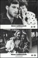 cca 1989 előtt készült, ,,Rövid találkozások" című szovjet film jelenetei és szereplői, 6 db vi...