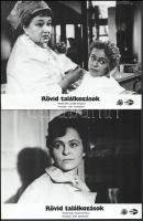 cca 1989 előtt készült, ,,Rövid találkozások" című szovjet film jelenetei és szereplői, 6 db vi...