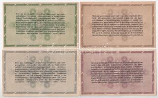 1946. 10.000AP-500.000AP (4xklf) T:F az egyiken tűlyuk