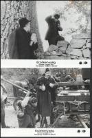 cca 1989 előtt készült, ,,Érzékenység" című bolgár film jelenetei és szereplői, 6 db vintage pr...