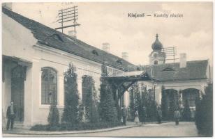 1918 Kisjenő, Kis-Jenő, Chisineu-Cris; József főhercegi kastély. Rosenthal Pál kiadása / castle