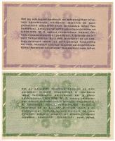 1946. 50.000AP-100.000AP sorszám nélkül (2xklf) T:F szép papír