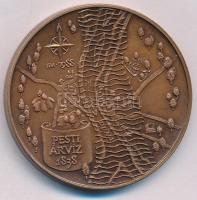 Fritz Mihály (1947-) 1988. "Wesselényi Miklós - A nagy árvíz emlékére / Pesti árvíz 1838" ...