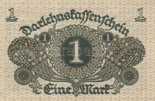 Német Birodalom / Weimari Köztársaság 1920. 1M (3x) egymás utáni sorszámokkal T:I