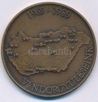 Bognár György (1944-) 1989. "20 éves a Magyar Éremgyűjtők Egyesülete / 1969-1989 Vándorgyűlései...