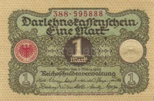 Német Birodalom / Weimari Köztársaság 1920. 1M (4x) egymás utáni sorszámokkal T:I