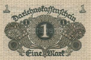 Német Birodalom / Weimari Köztársaság 1920. 1M (4x) egymás utáni sorszámokkal T:I