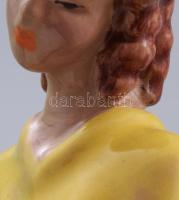 H. Ráhmer Mária (1911-1998): Olvasó nő. Nyaka restaurált, m: 18 cm