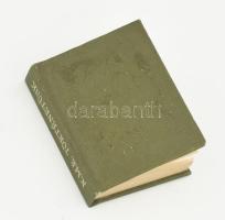 Horváth Zoltán: A Nehézipari Műszaki Egyetem Emlékérmei. Miskolc, 1985. Minikönyv lemezplakett-díszí...