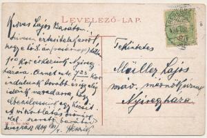 1909 Beregszász, Beregovo, Berehove; Borzsavölgyi kisvasút vasútállomása. W.L. Bp. 6063. / Borzsavsz...