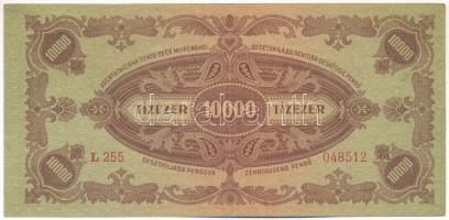 1945. 10.000P lemezhibás "MNB" bélyeggel T:F szép, erős papír
Adamo P23eh