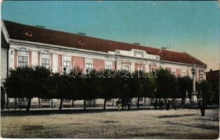 Rozsnyó, Roznava; Püspöki székház. Hátoldalon üdvözlet és emlék az 1917-es hadijótékonysági ünnepélyről / bishop's residence (EK)