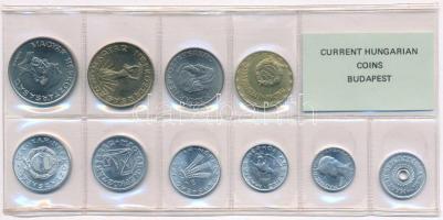 1989. 2f-20Ft (10xklf) érmés forgalmi sor fóliatokban T:UNC Adamo FO22