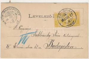 1901 Blatnicai-völgy, Blatnická dolina (Turóc, Turiec); Kozia skala, vodopád / vízesés. Sochán P. 11...